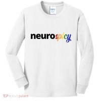 Neurospicy Neurodivergent Pride Autism Kids Long Sleeve Shirt thumb 0