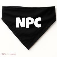 NPC Non Player Character, Funny NPC Gaming, Funny NPC USA-Made Doggie Bandana thumb 0