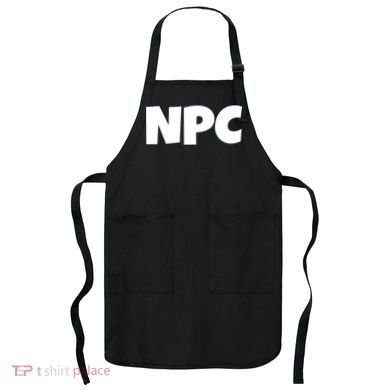 NPC Non Player Character, Funny NPC Gaming, Funny NPC Apron