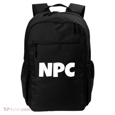 NPC Non Player Character, Funny NPC Gaming, Funny NPC Backpack