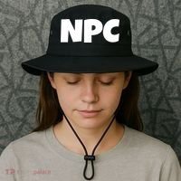 NPC Non Player Character, Funny NPC Gaming, Funny NPC Bucket Hat thumb 3