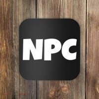 NPC Non Player Character, Funny NPC Gaming, Funny NPC Coaster thumb 0