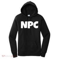 NPC Non Player Character, Funny NPC Gaming, Funny NPC Women's Hoodie thumb 0