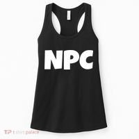 NPC Non Player Character, Funny NPC Gaming, Funny NPC Women's Tank Top thumb 0