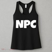 NPC Non Player Character, Funny NPC Gaming, Funny NPC Women's Tank Top thumb 3