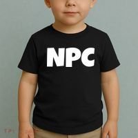NPC Non Player Character, Funny NPC Gaming, Funny NPC Toddler T-Shirt thumb 2
