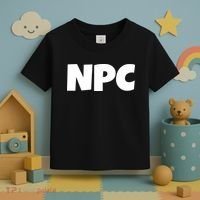 NPC Non Player Character, Funny NPC Gaming, Funny NPC Toddler T-Shirt thumb 3