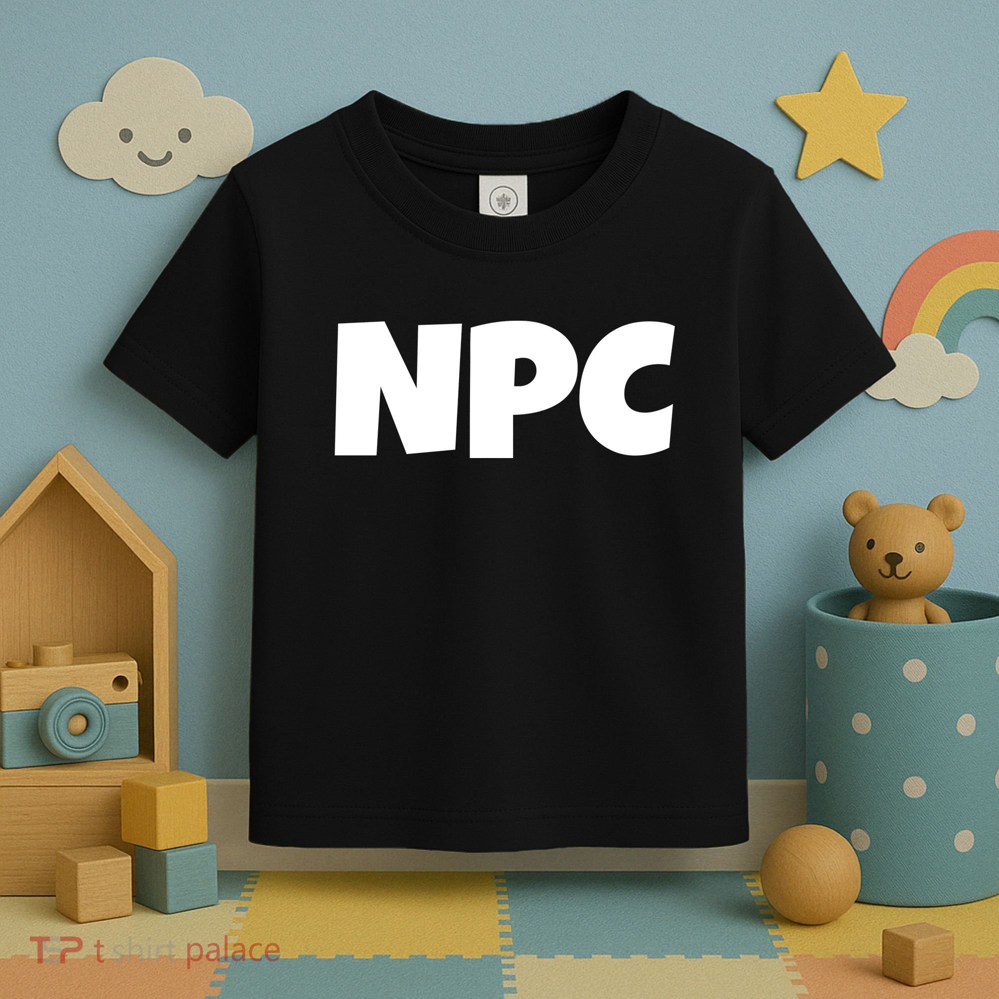 NPC Non Player Character, Funny NPC Gaming, Funny NPC Toddler T-Shirt