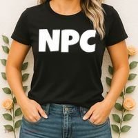 NPC Non Player Character, Funny NPC Gaming, Funny NPC Women's T-Shirt thumb 2