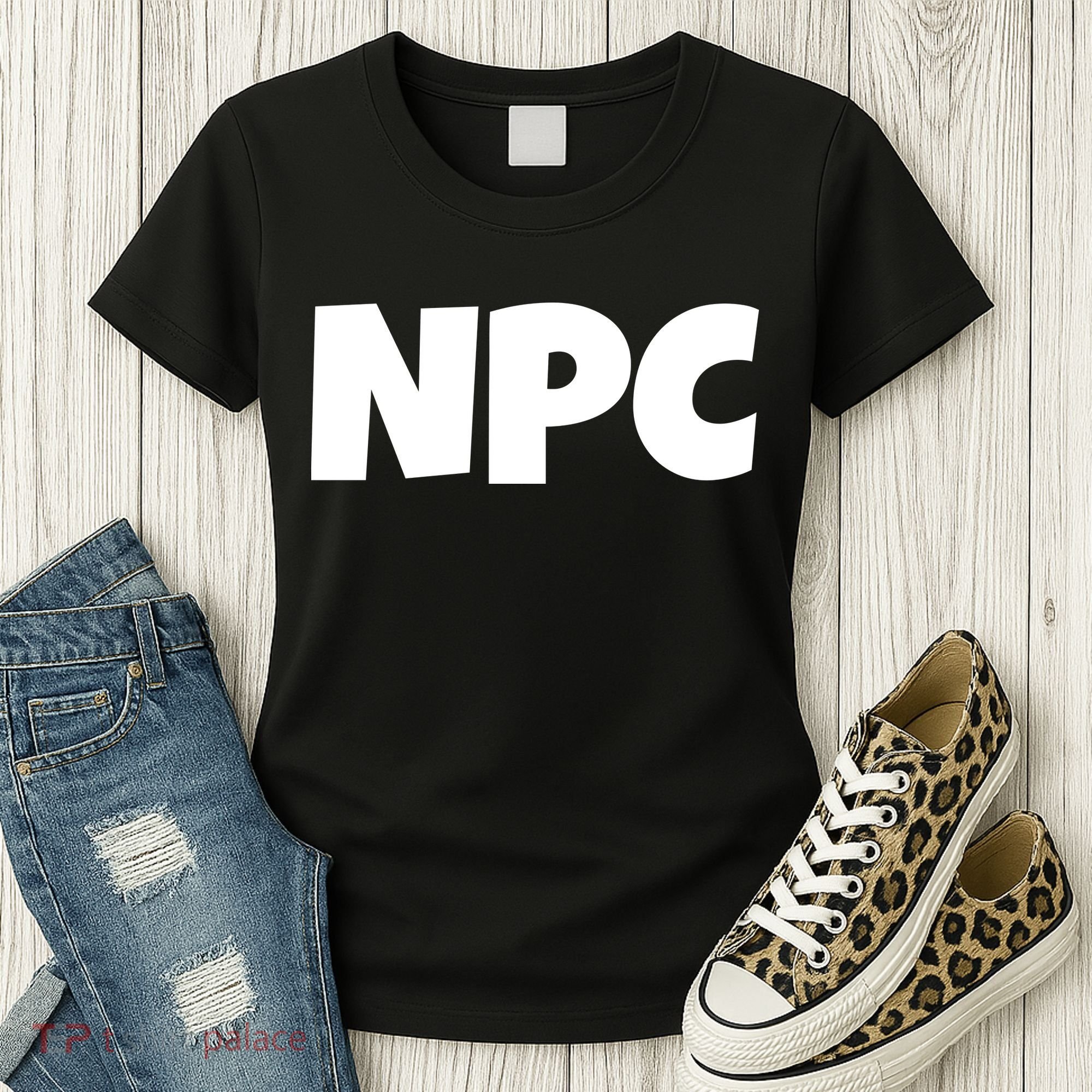 NPC Non Player Character, Funny NPC Gaming, Funny NPC Women's T-Shirt