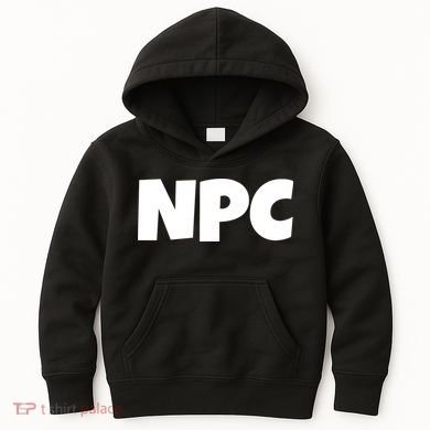 NPC Non Player Character, Funny NPC Gaming, Funny NPC Kids Hoodie