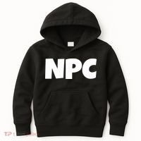 NPC Non Player Character, Funny NPC Gaming, Funny NPC Kids Hoodie thumb 0