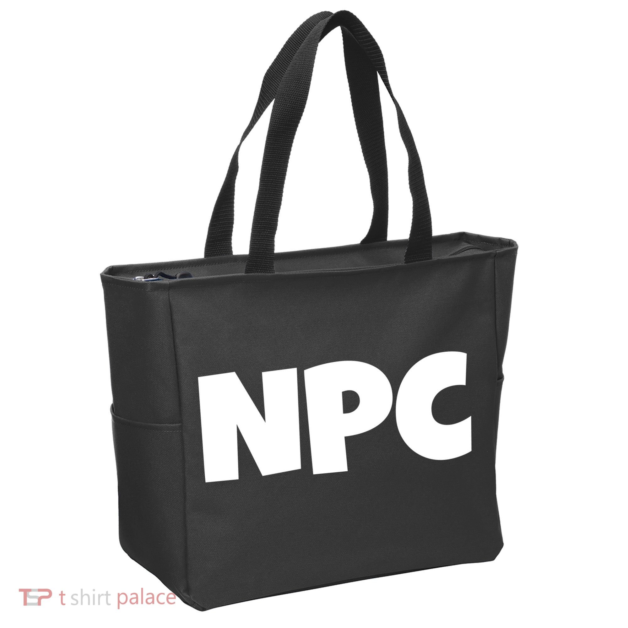 NPC Non Player Character, Funny NPC Gaming, Funny NPC Tote Bag