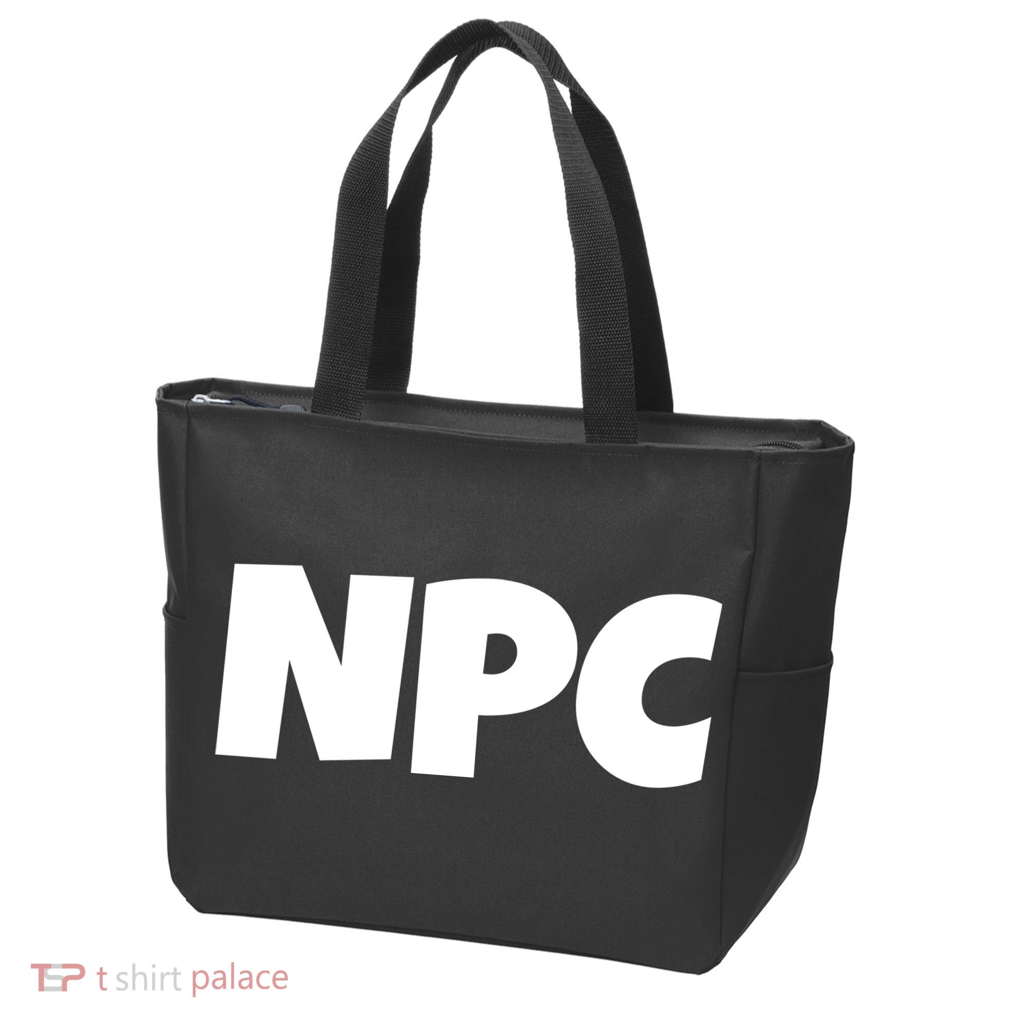 NPC Non Player Character, Funny NPC Gaming, Funny NPC Tote Bag