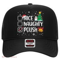 Naughty Nice Polish Gift Santa Hat Poland Christmas Gift Hat thumb 0