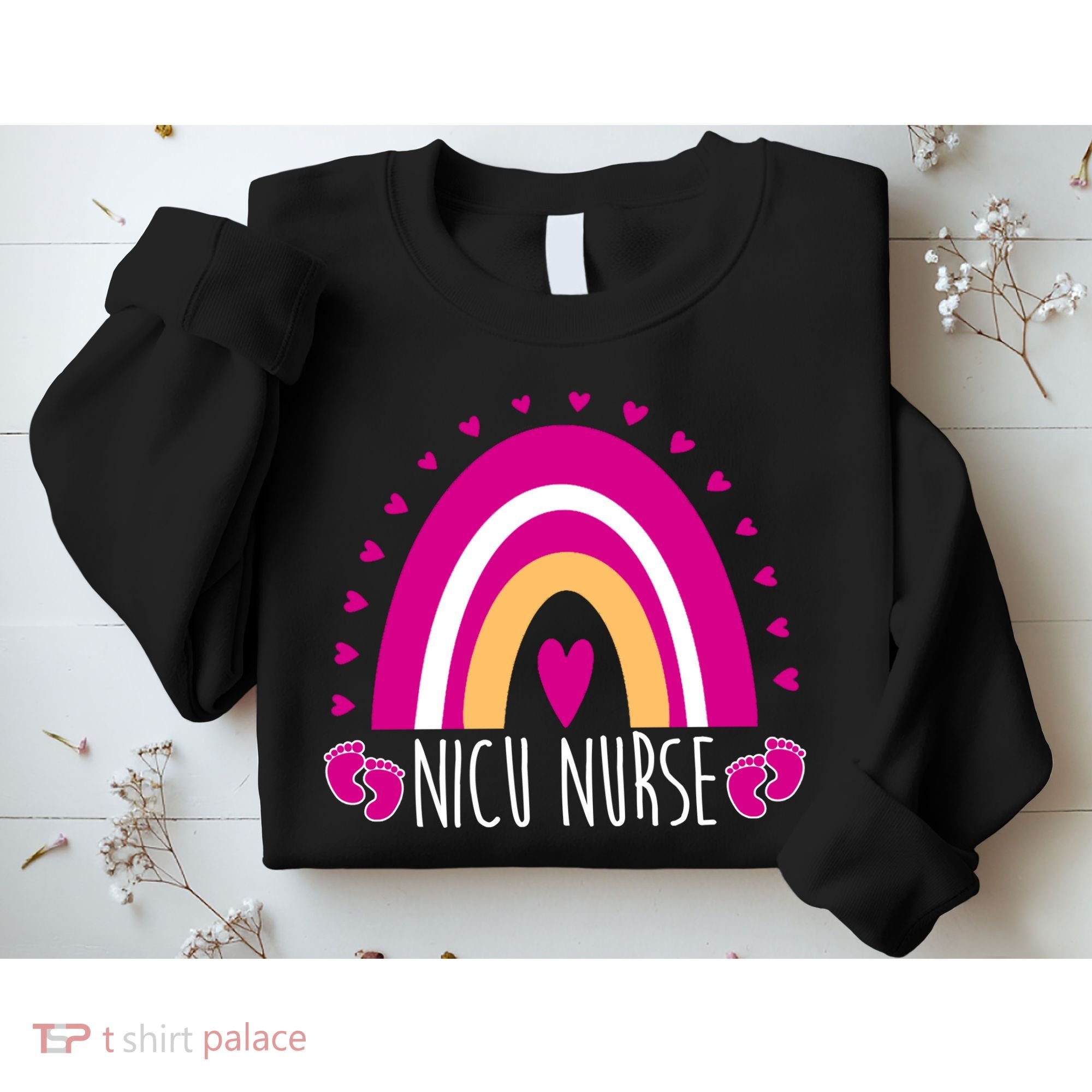 Nicu Nurse Rainbow Sweatshirt