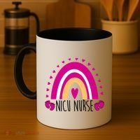 Nicu Nurse Rainbow Coffee Mug thumb 4
