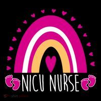 Nicu Nurse Rainbow Women's Hoodie thumb 2