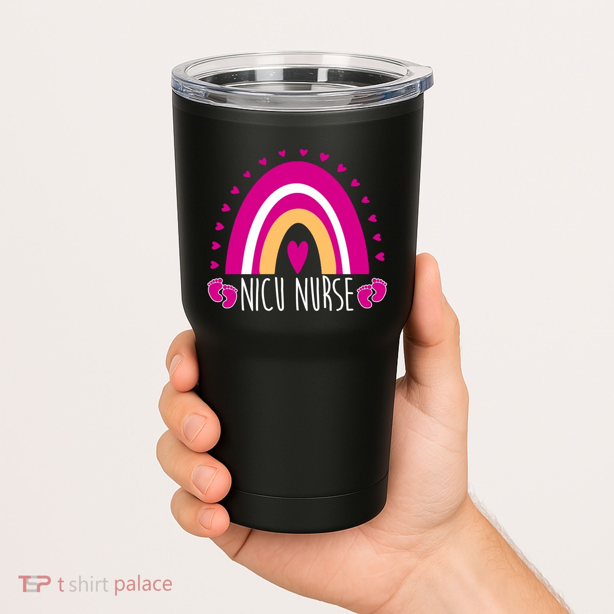 Nicu Nurse Rainbow Tumbler