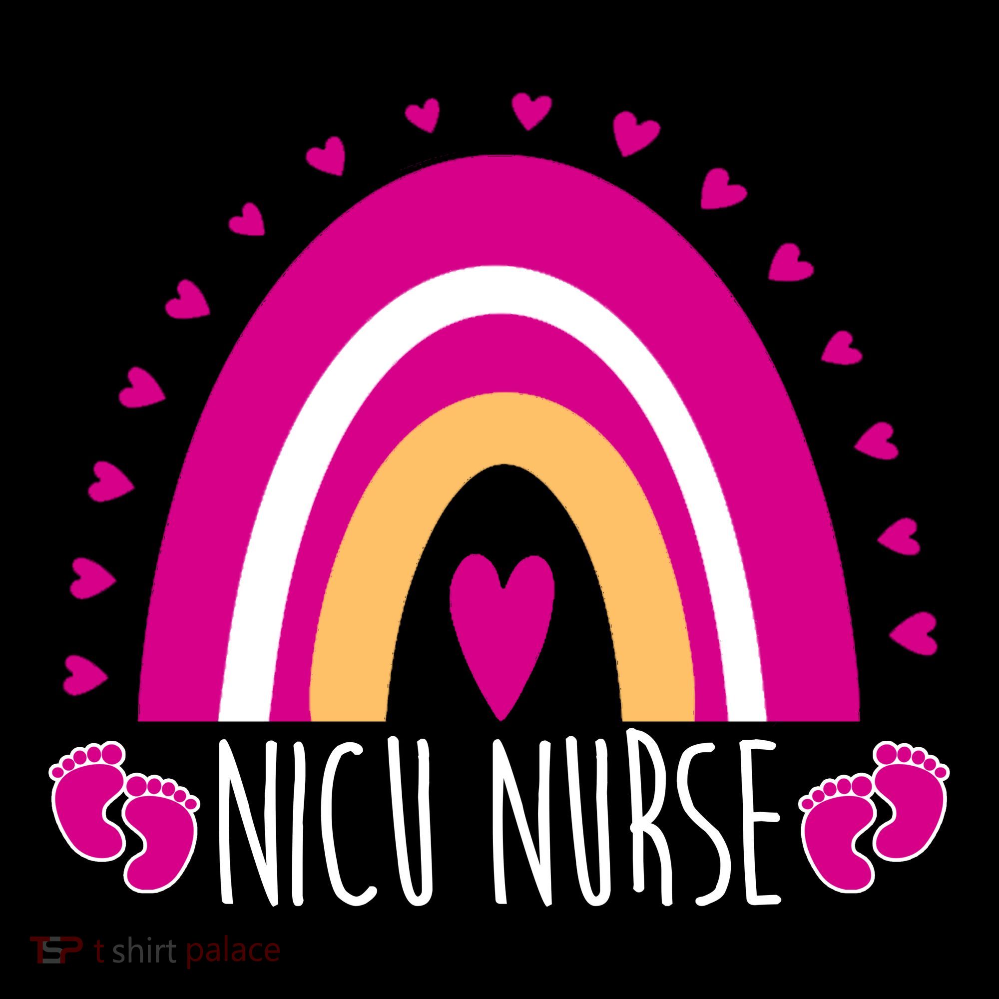 Nicu Nurse Rainbow Ornament