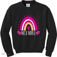 Nicu Nurse Rainbow Kids Sweatshirt thumb 0