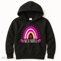 Nicu Nurse Rainbow Kids Hoodie thumb 0