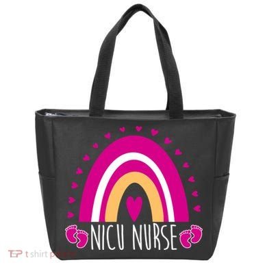 Nicu Nurse Rainbow Tote Bag