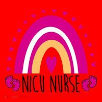 Nicu Nurse Rainbow Santa Hat thumb 1