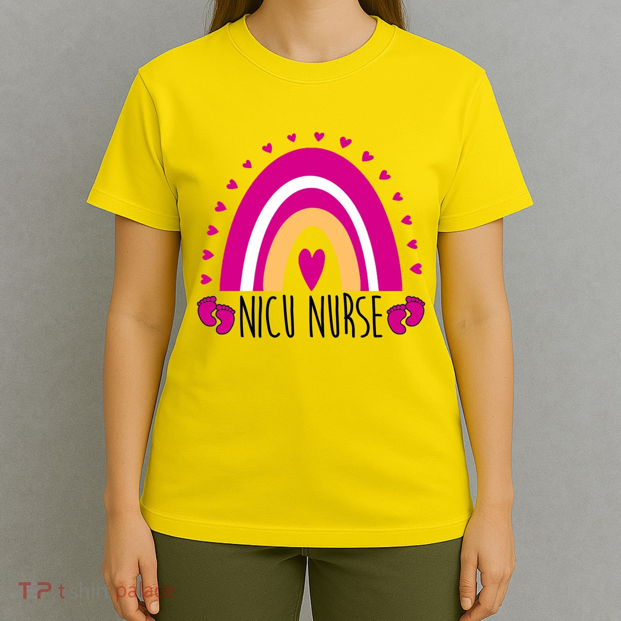 Nicu Nurse Rainbow T-Shirt