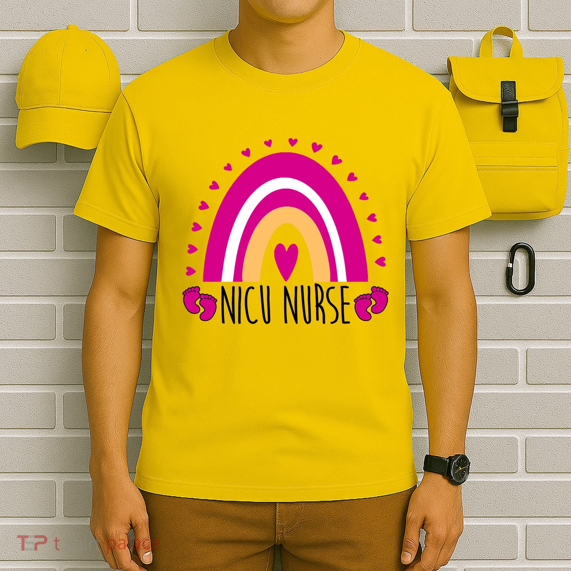 Nicu Nurse Rainbow T-Shirt