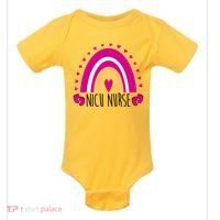Nicu Nurse Rainbow Baby Bodysuit thumb 0
