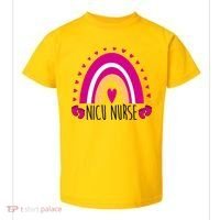 Nicu Nurse Rainbow Toddler T-Shirt thumb 0