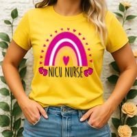 Nicu Nurse Rainbow Women's T-Shirt thumb 2