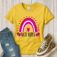 Nicu Nurse Rainbow Women's T-Shirt thumb 3