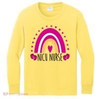 Nicu Nurse Rainbow Kids Long Sleeve Shirt thumb 0