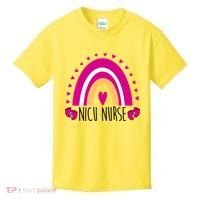Nicu Nurse Rainbow Kids T-Shirt thumb 0