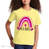 Nicu Nurse Rainbow Kids T-Shirt thumb 2
