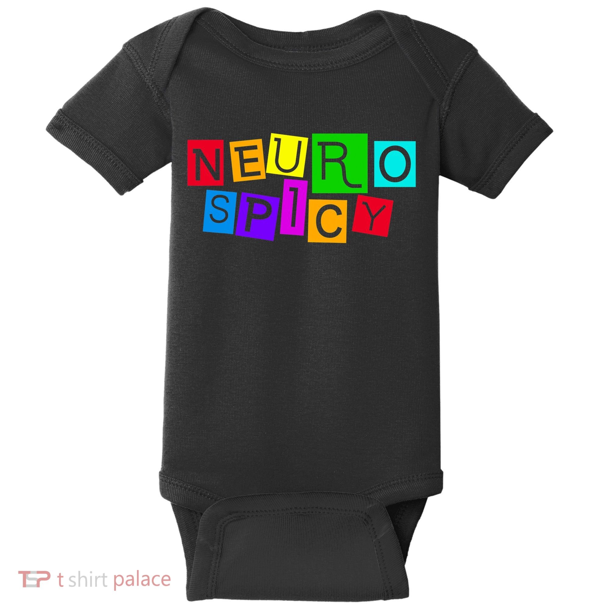 Neurospicy Neuro Spicy Neurodiversity Neurodivergent Baby Bodysuit