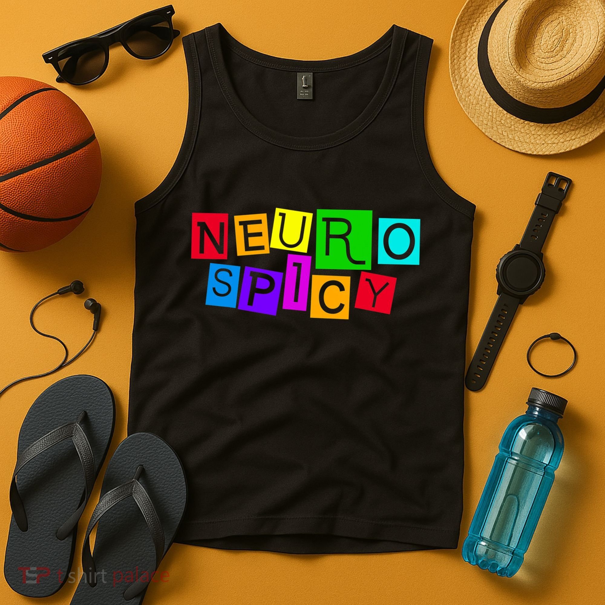 Neurospicy Neuro Spicy Neurodiversity Neurodivergent Tank Top