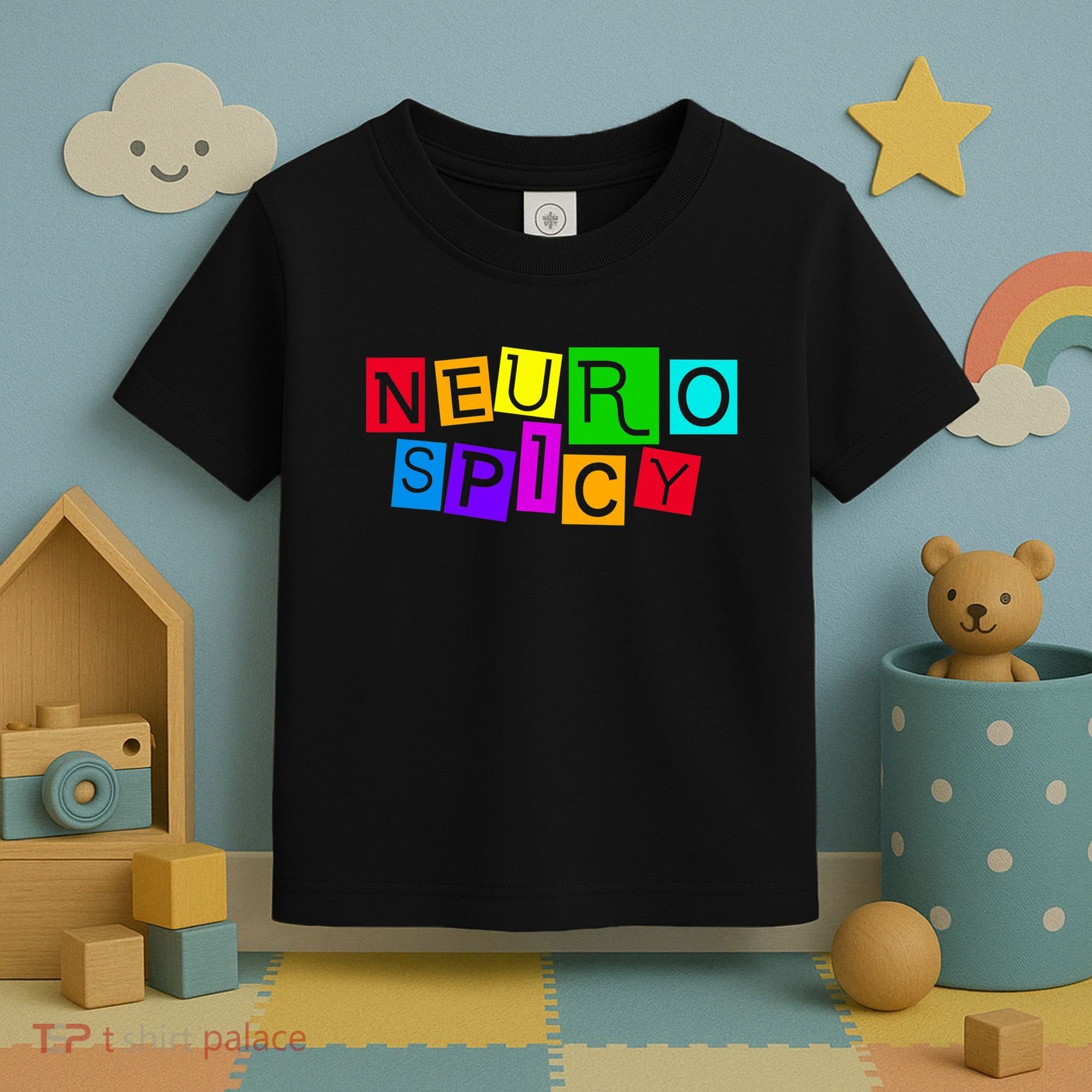 Neurospicy Neuro Spicy Neurodiversity Neurodivergent Toddler T-Shirt