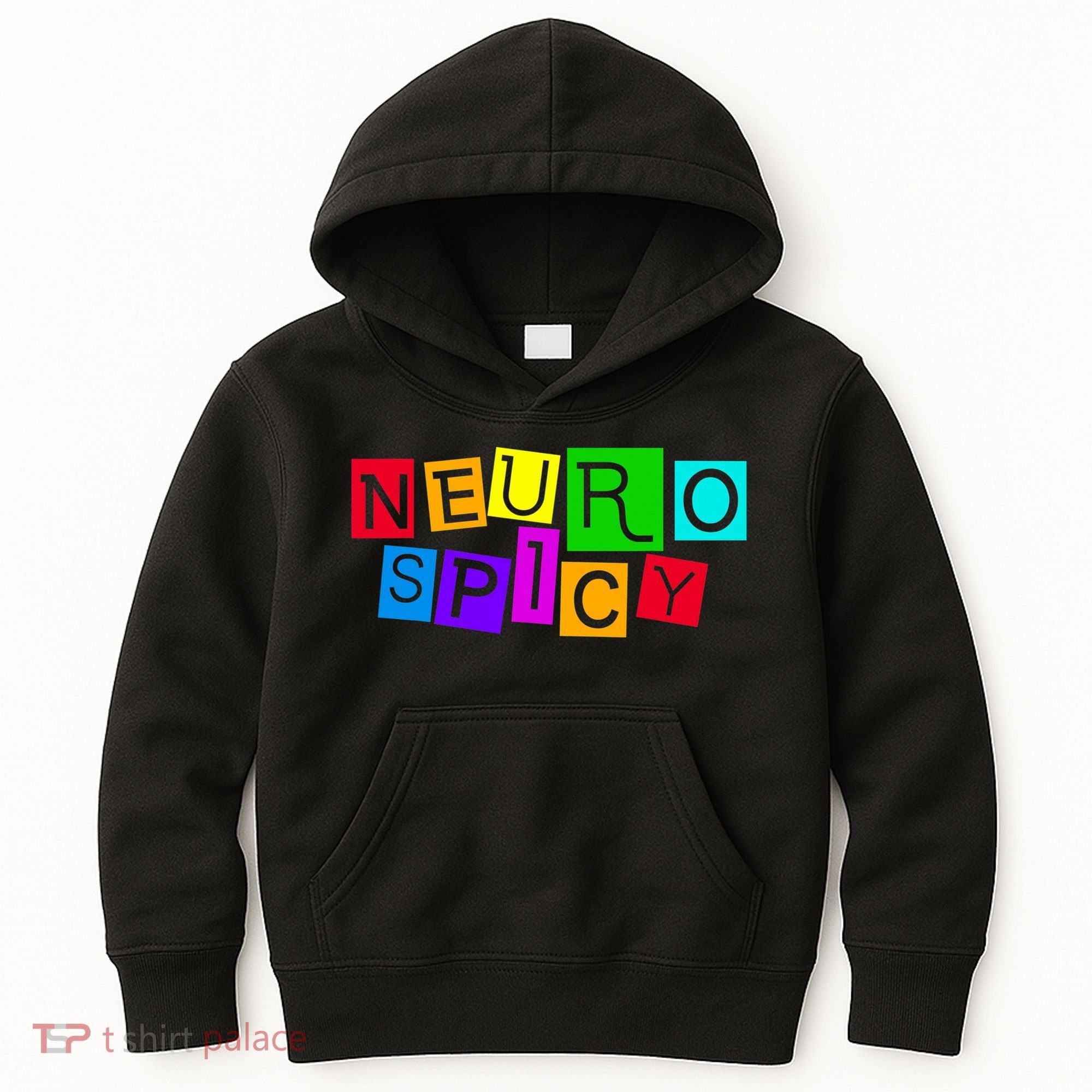 Neurospicy Neuro Spicy Neurodiversity Neurodivergent Kids Hoodie
