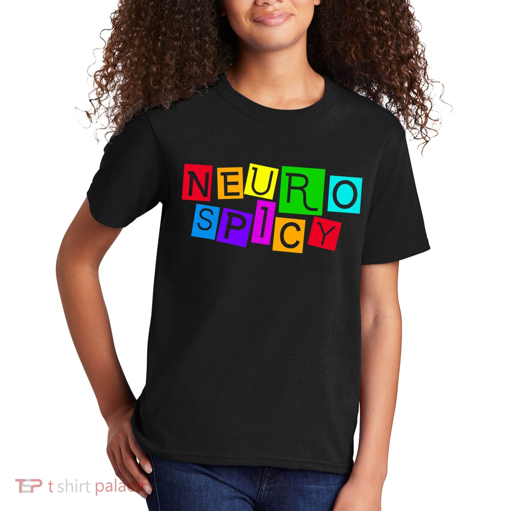 Neurospicy Neuro Spicy Neurodiversity Neurodivergent Kids T-Shirt