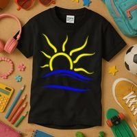 Naturist Nudist Symbol Kids T-Shirt thumb 3