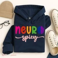 Neurospicy Neuro Spicy Neurotypical Neurodiversity Adhd Hoodie thumb 4