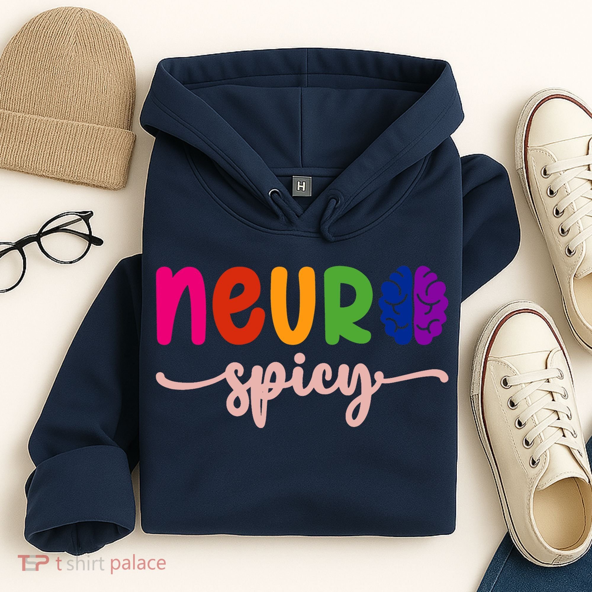 Neurospicy Neuro Spicy Neurotypical Neurodiversity Adhd Hoodie
