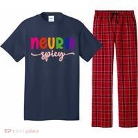 Neurospicy Neuro Spicy Neurotypical Neurodiversity Adhd Pajama Set thumb 0