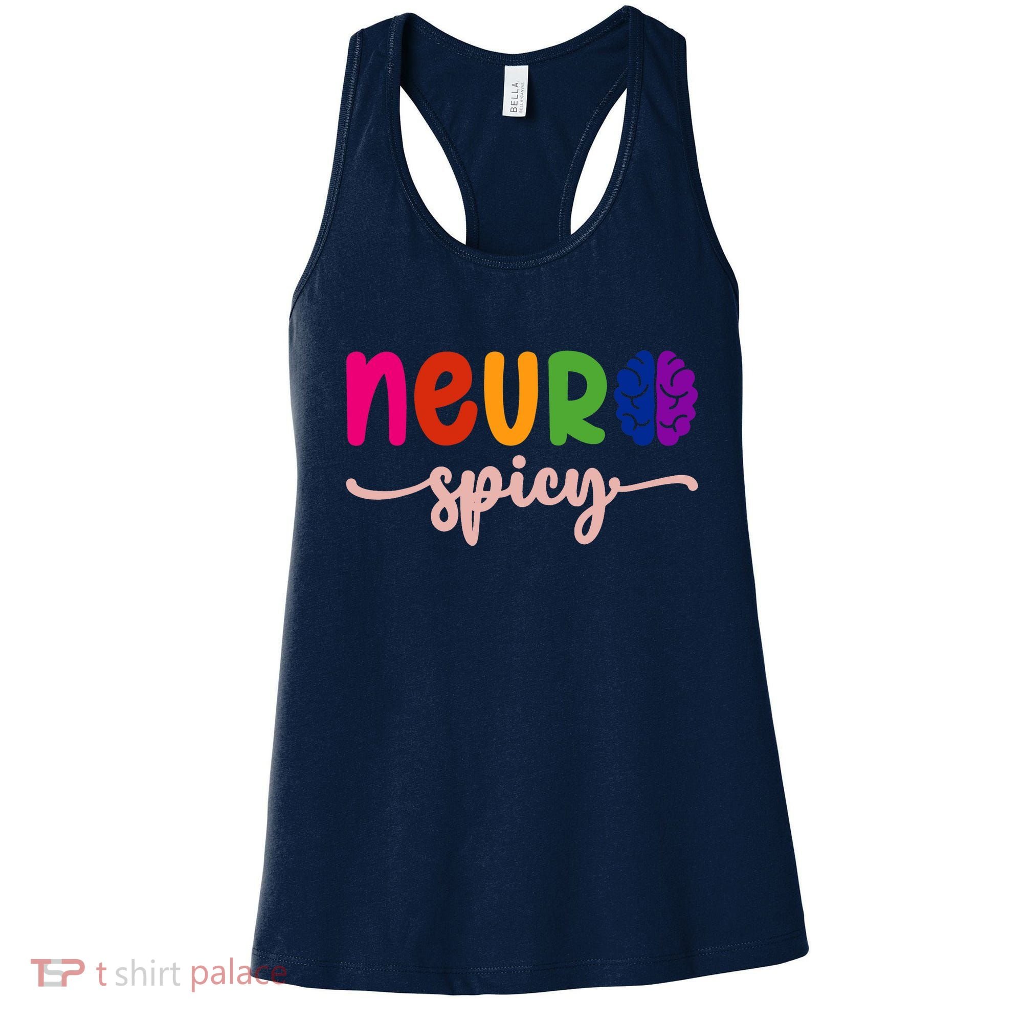 Neurospicy Neuro Spicy Neurotypical Neurodiversity Adhd Women's Tank Top