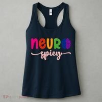 Neurospicy Neuro Spicy Neurotypical Neurodiversity Adhd Women's Tank Top thumb 3