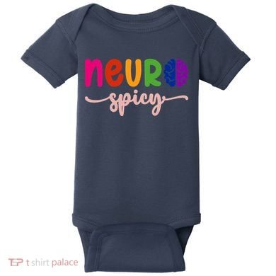 Neurospicy Neuro Spicy Neurotypical Neurodiversity Adhd Baby Bodysuit