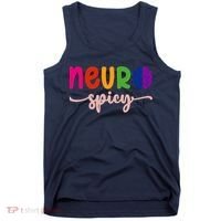 Neurospicy Neuro Spicy Neurotypical Neurodiversity Adhd Tank Top thumb 0